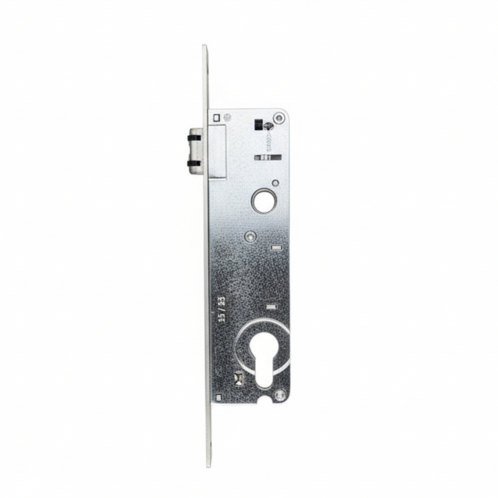 Замок REZE ALU 35/85/23 с роликом и ригелем Замок REZE ALU 35/85/23 с роликом и ригелем